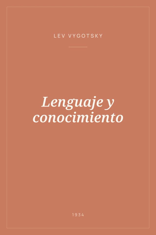 Portada de Lenguaje y conocimiento