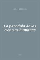 Portada de La paradoja de las ciencias humanas