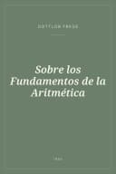 Portada de Sobre los Fundamentos de la Aritmética