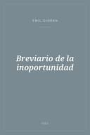 Portada de Breviario de la inoportunidad
