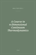 Portada de A Course in n-Dimensional Continuum Thermodynamics