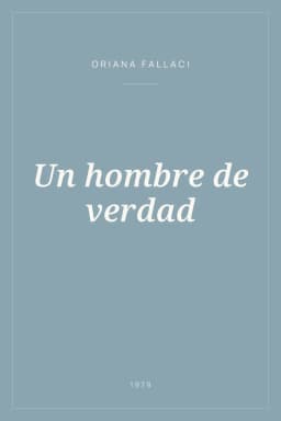 Portada de Un hombre de verdad