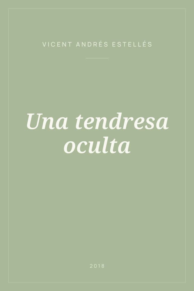Portada de Una tendresa oculta