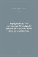 Portada de Begriffsschrift, una escritura de fórmulas del pensamiento puro al modo de la de la aritmética