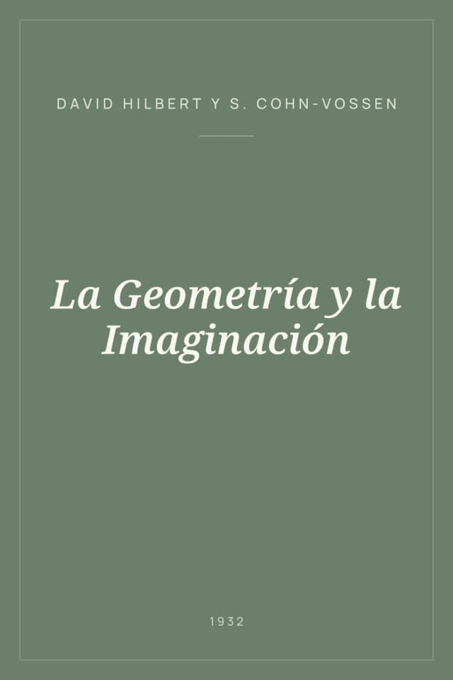Portada de La Geometría y la Imaginación