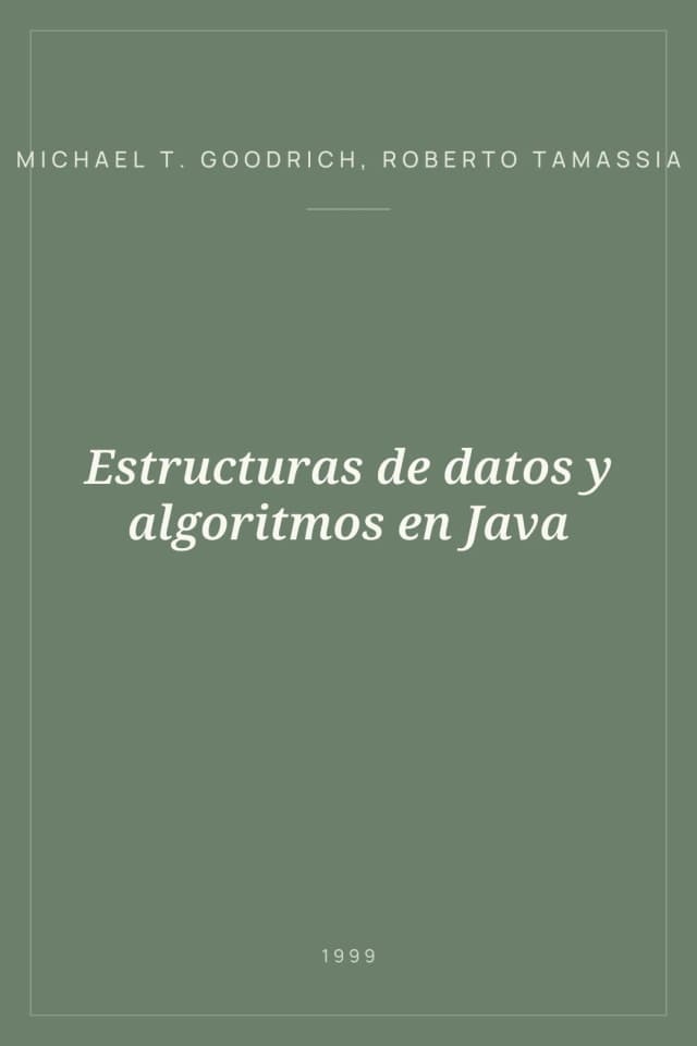 Portada de Estructuras de datos y algoritmos en Java