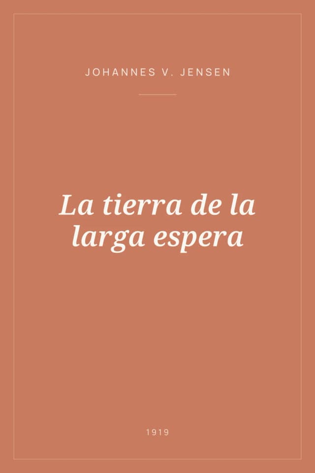 Portada de La tierra de la larga espera