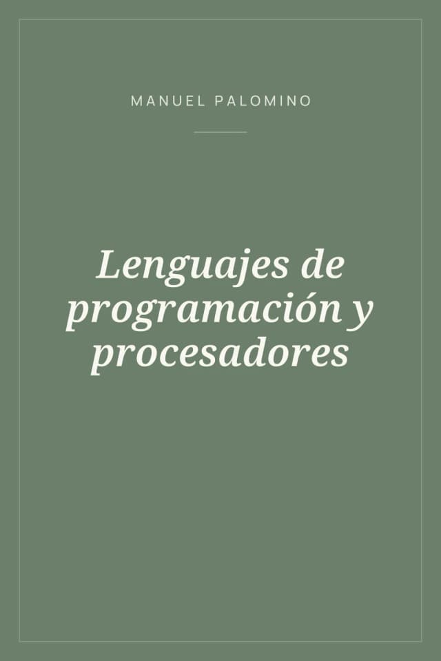Portada de Lenguajes de programación y procesadores