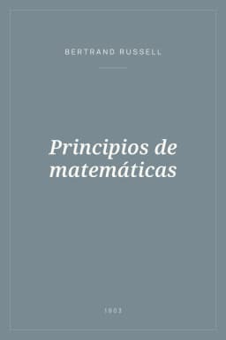 Portada de Principios de matemáticas