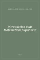 Portada de Introducción a las Matemáticas Superiores