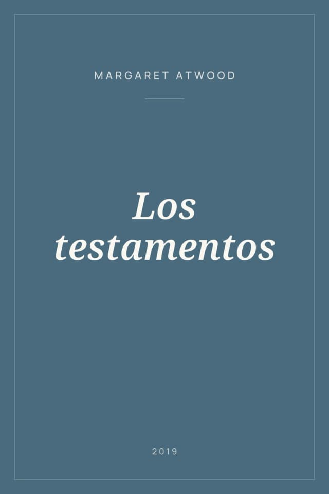 Portada de Los testamentos