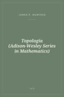 Portada de Topología (Adison-Wesley Series in Mathematics)