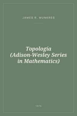 Portada de Topología (Adison-Wesley Series in Mathematics)
