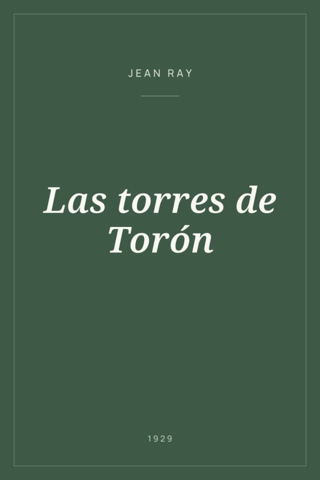 Portada de Las torres de Torón