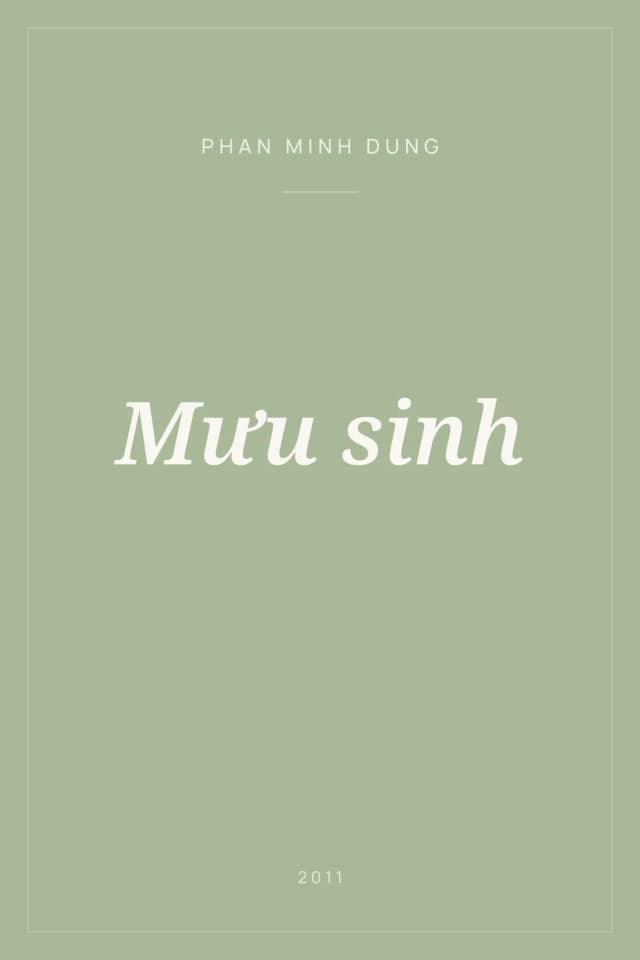 Portada de Mưu sinh