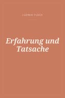 Portada de Erfahrung und Tatsache