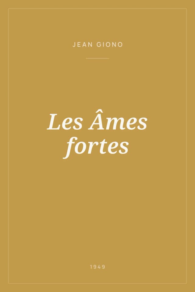 Portada de Les Âmes fortes