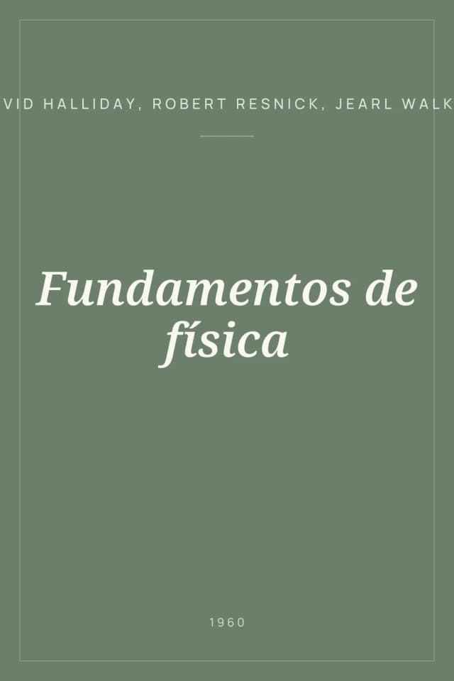 Portada de Fundamentos de física