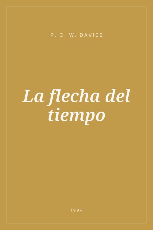 Portada de La flecha del tiempo