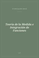 Portada de Teoría de la Medida e Integración de Funciones