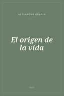 Portada de El origen de la vida