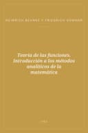 Portada de Teoría de las funciones. Introducción a los métodos analíticos de la matemática