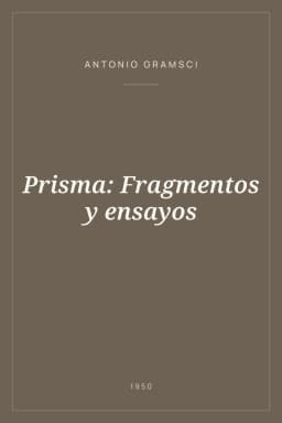 Portada de Prisma: Fragmentos y ensayos