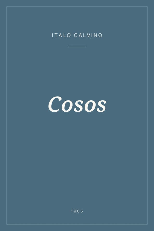 Portada de Cosos