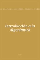 Portada de Introducción a la Algorítmica