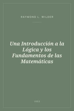 Portada de Una Introducción a la Lógica y los Fundamentos de las Matemáticas