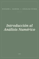 Portada de Introducción al Análisis Numérico