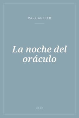 Portada de La noche del oráculo