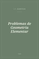 Portada de Problemas de Geometría Elementar