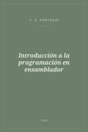 Portada de Introducción a la programación en ensamblador