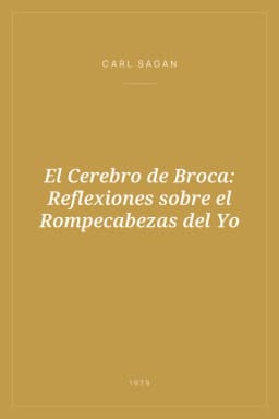 Portada de El Cerebro de Broca: Reflexiones sobre el Rompecabezas del Yo