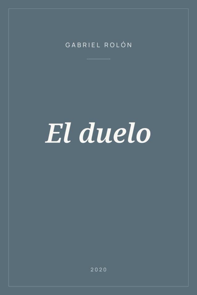Portada de El duelo