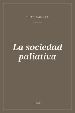 Portada de La sociedad paliativa
