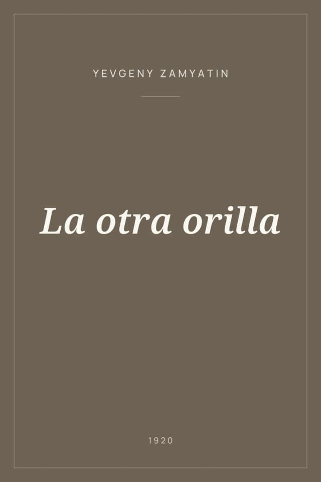 Portada de La otra orilla