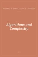 Portada de Algorithms and Complexity