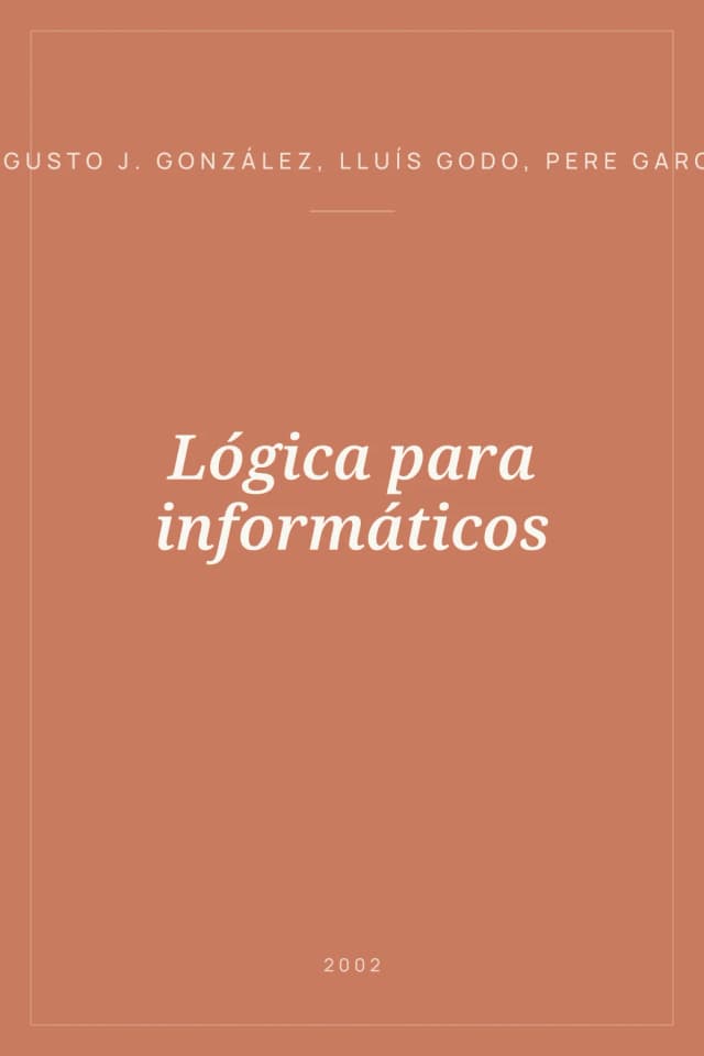Portada de Lógica para informáticos