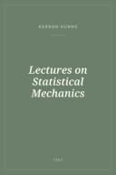 Portada de Lectures on Statistical Mechanics