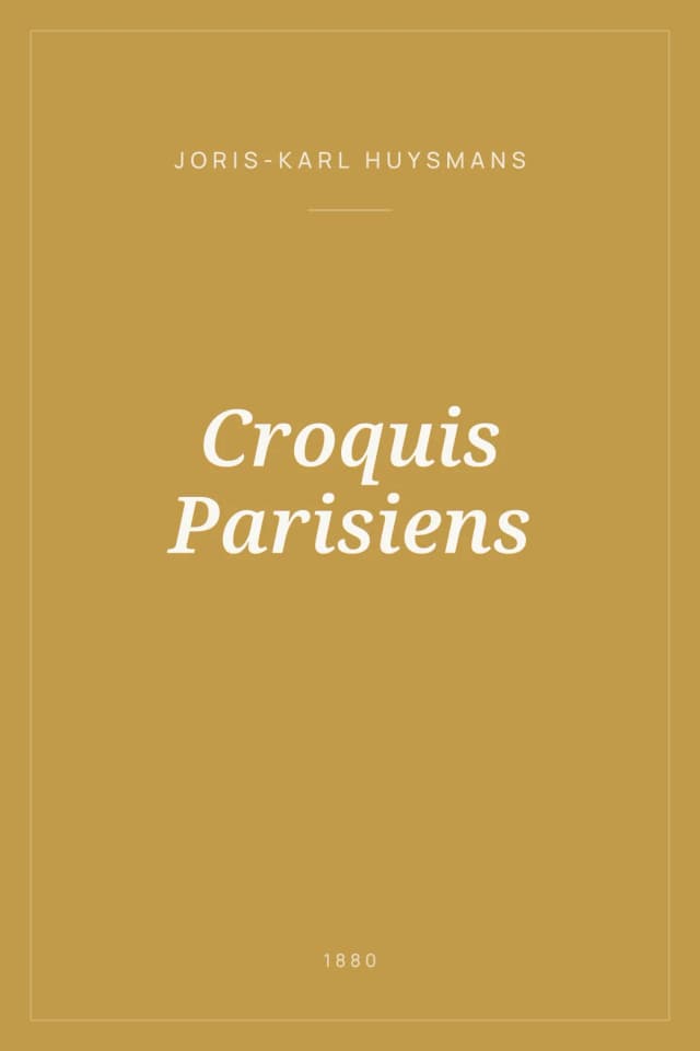 Portada de Croquis Parisiens