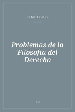Portada de Problemas de la Filosofía del Derecho