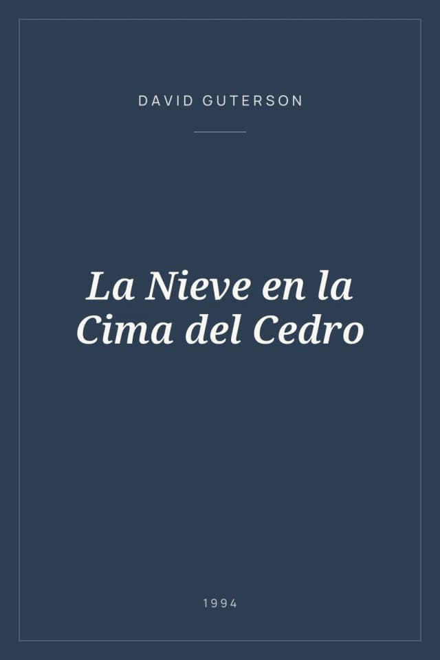 Portada de La Nieve en la Cima del Cedro