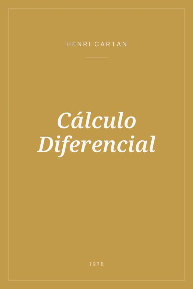 Portada de Cálculo Diferencial