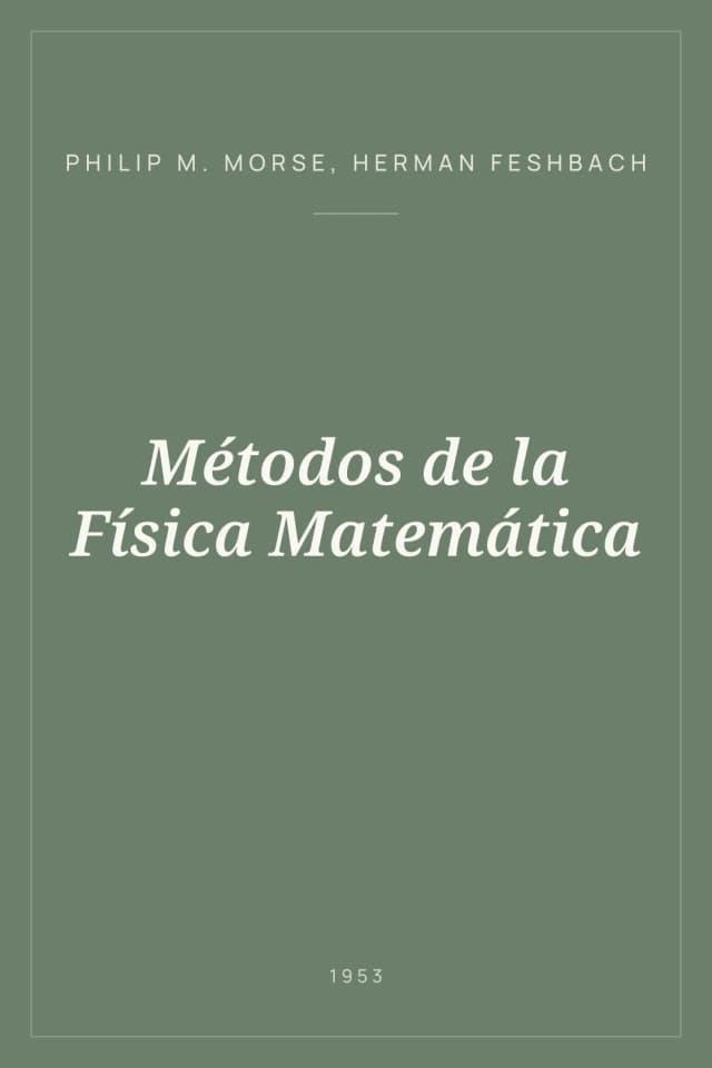 Portada de Métodos de la Física Matemática