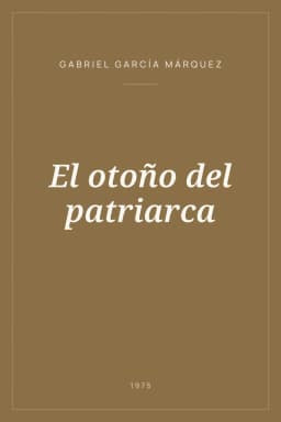 Portada de El otoño del patriarca
