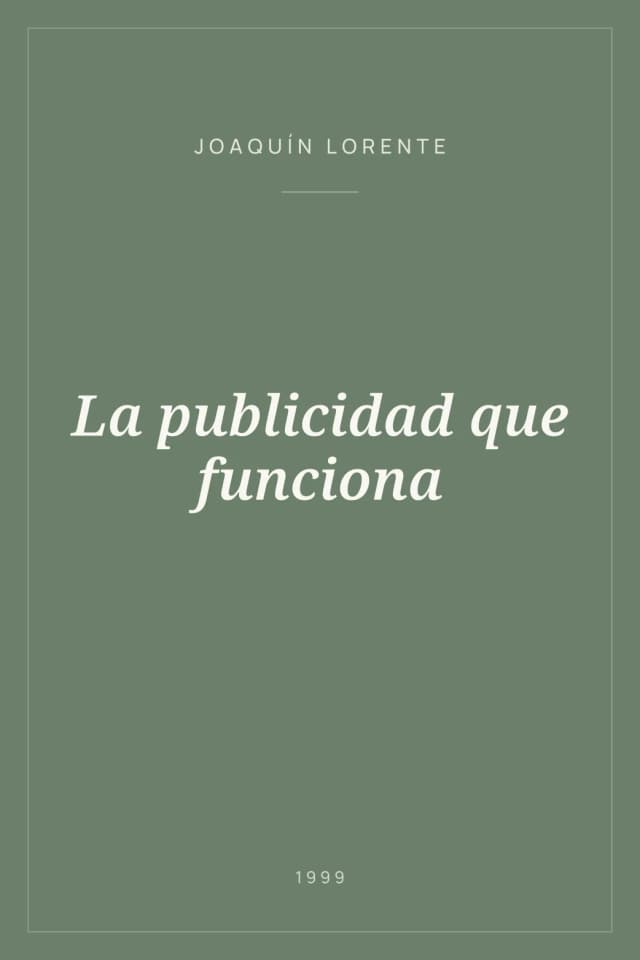 Portada de La publicidad que funciona