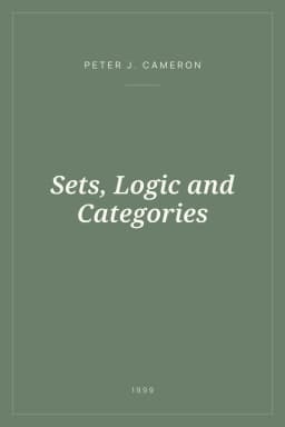 Portada de Sets, Logic and Categories