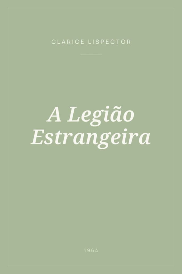 Portada de A Legião Estrangeira